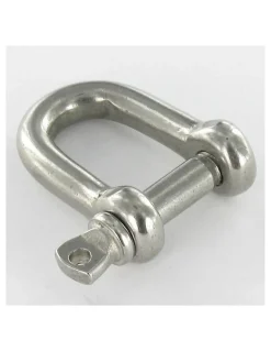 Manille Droite Forgée Inox A4 Diamètre 4 - 1 pièce