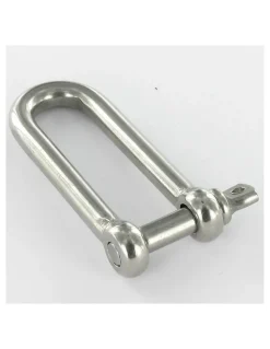 Manille Droite Longue Forgée Inox A4 Diamètre 5 - 1 pièce
