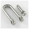 Manille Droite Longue Forgée Inox A4 Diamètre 10 - 5 pièces