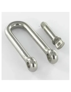 Manille Droite Longue Forgée Inox A4 Diamètre 10 - 5 pièces