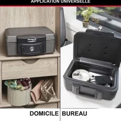 MASTER LOCK Malette de sécurité / Coffre fort - Anti feu et étanche - Format S - 4,9L