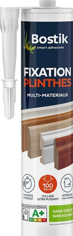 Mastic colle fixation plinthe Bostik 310 ml