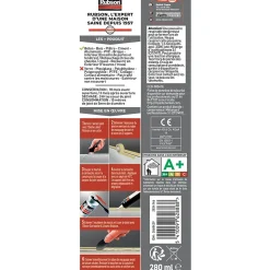 Mastic Rubson Maison Acrylique Murs-Fenêtres blanc cartouche 280ml vendu par 2