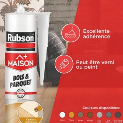 Mastic Rubson parquet gris clair 280ml