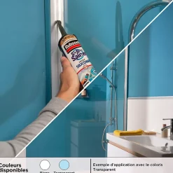 Mastic sanitaire transparent Salle de bain Saine Rubson 280 ml
