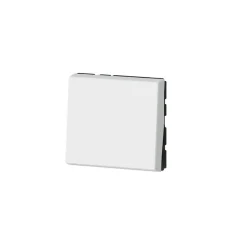 Mécanisme poussoir Legrand Mosaïc blanc, 2 modules