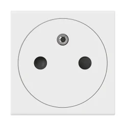 Mécanisme prise 2pôles+terre affleurante 2 modules Legrand Mosaïc