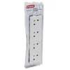Mécanisme prise 2 pôles + terre Legrand Mosaïc blanc, 4 prises