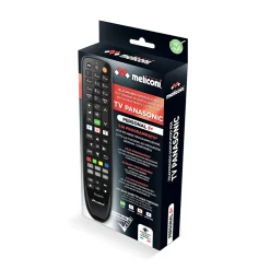 Meliconi - Télécommande de remplacement PERSONAL 5+ pour TV Panasonic - 100% fonctions d'origine - Boutons Netflix, Youtube, Prime