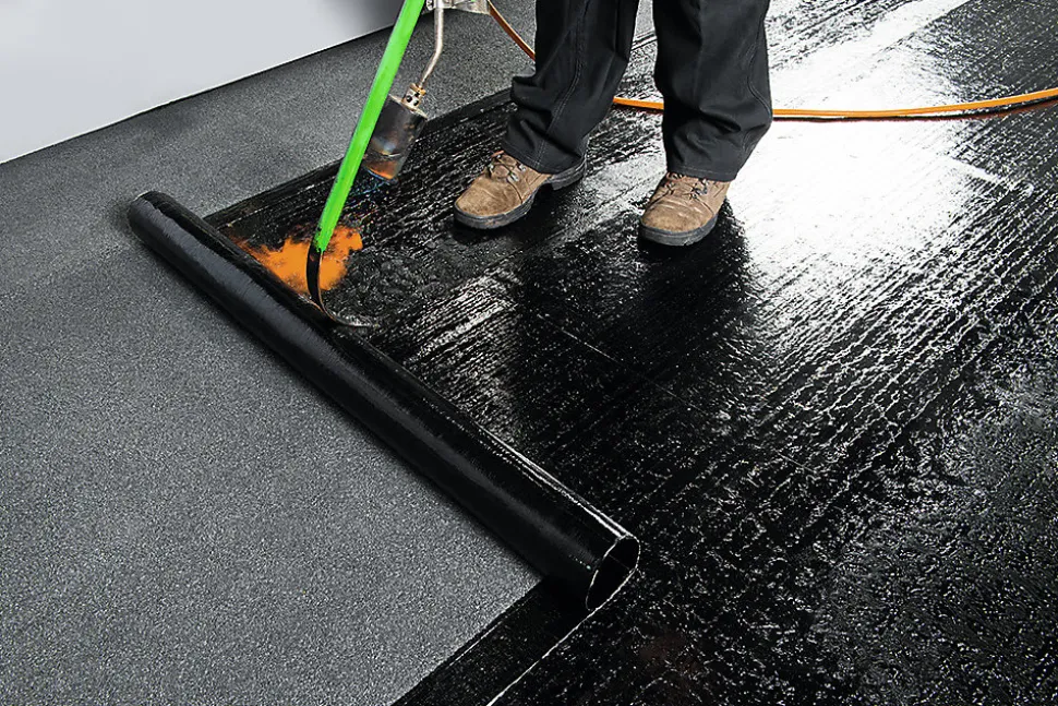 Membrane d'étanchéité Soprema noir 6m²