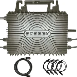 Micro-onduleur 1000W Wifi Sossen + Câble + Rallonges