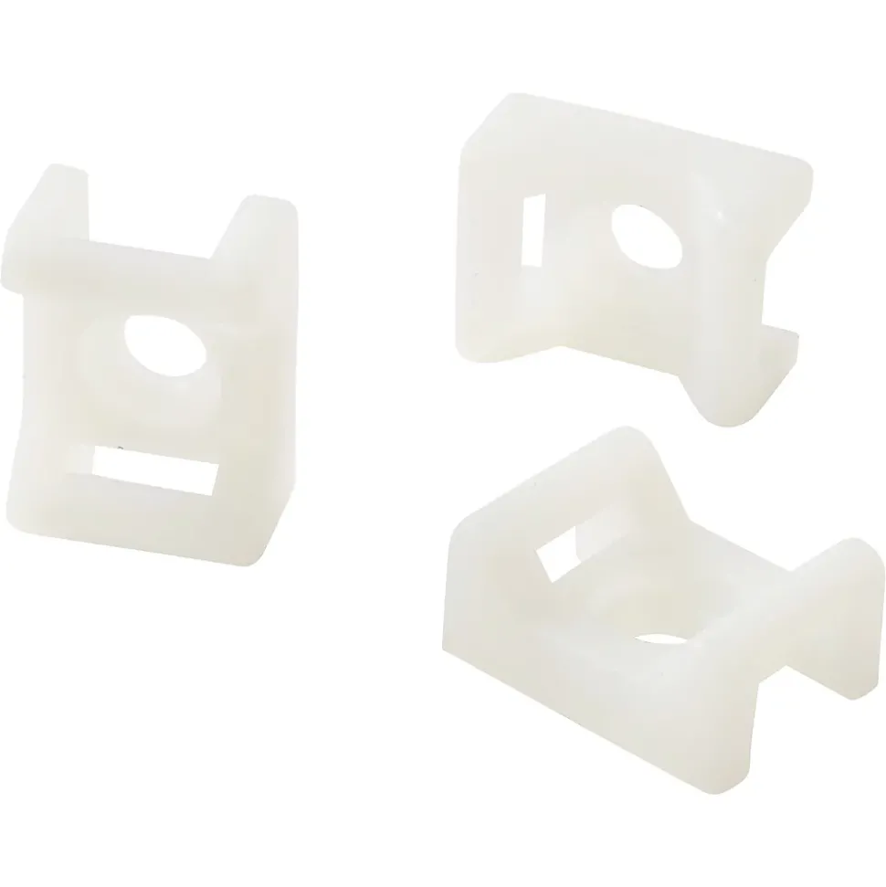 25 mini embase à visser Diall pour cavaliers de serrage de 9 mm transparent