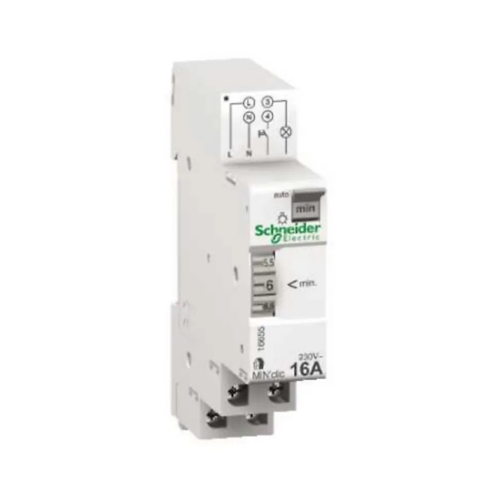 Minuterie MIN'clic minuterie 1 à 7 min 16A 230V Schneider Electric Resi9