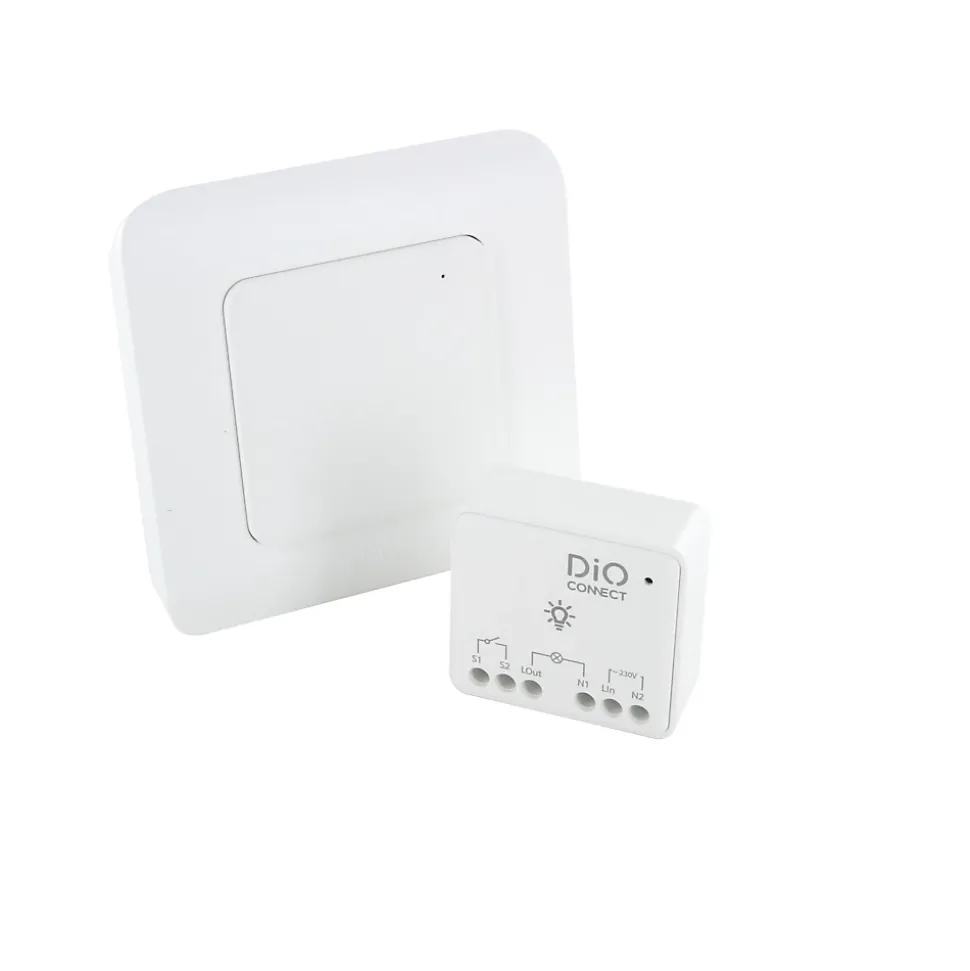 Module éclairage connecté wifi + 1 interrupteur Dio connect Chacon
