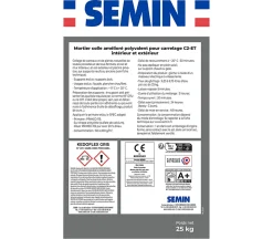 Mortier Colle Polyvalent pour Carrelage Kedoflex Gris Semin, Intérieur/Extérieur, sac de 25 kg
