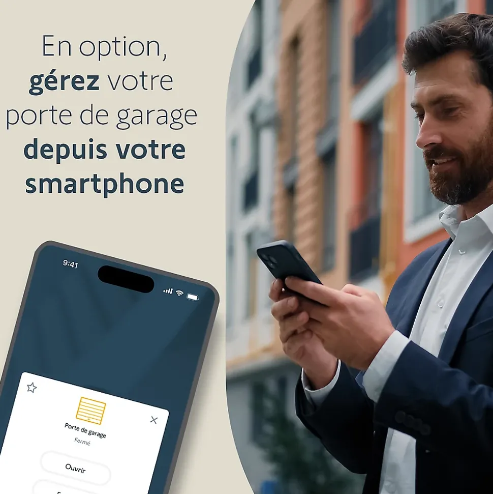 Motorisation de porte de garage Serenia IO 700