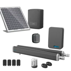 Motorisation solaire à vérins Avidsen Teha SE avec digicode pour portail battant