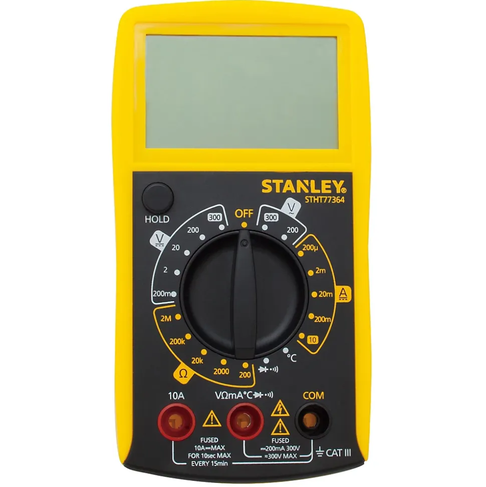 Multimètre à écran numérique STANLEY