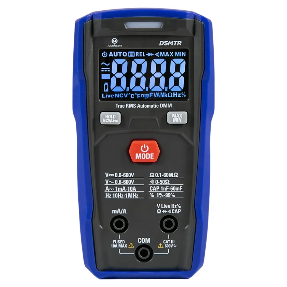 Multimètre numérique de poche DSMTR 600V Jacobsen