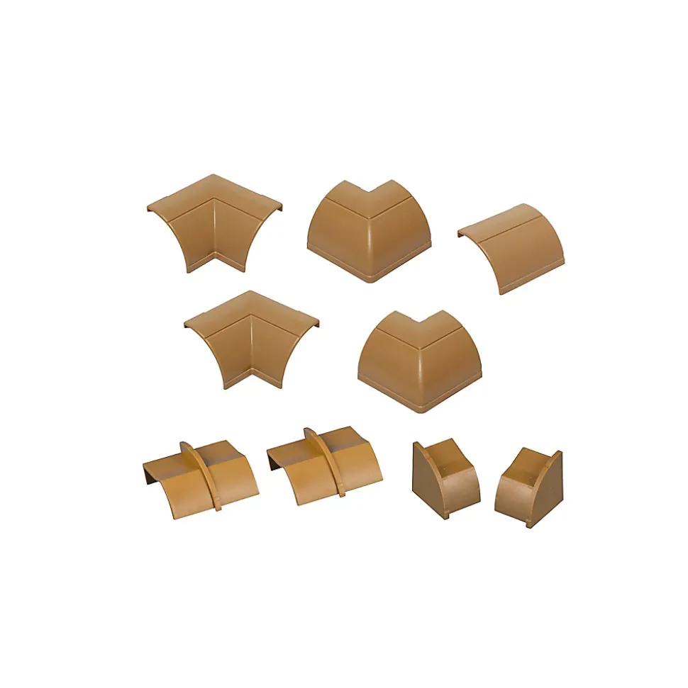 Multi-Pack d'accessoires pour goulotte D-Line effet chêne 22x22mm