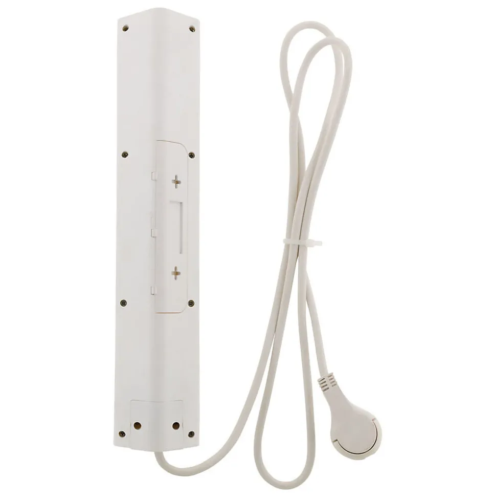 Multiprise d'angle parafoudre 3 prises + 2 USB