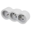 Multiprise 3 prises frontale Legrand blanc