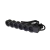 Multiprise 6 prises Legrand noir et gris 1.5 m