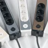 Multiprise 5 prises + 2 usb Schneider Electric Odace anthracite 1.5 m