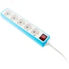 Multiprise Schuko 5x16A bleu Zenitech