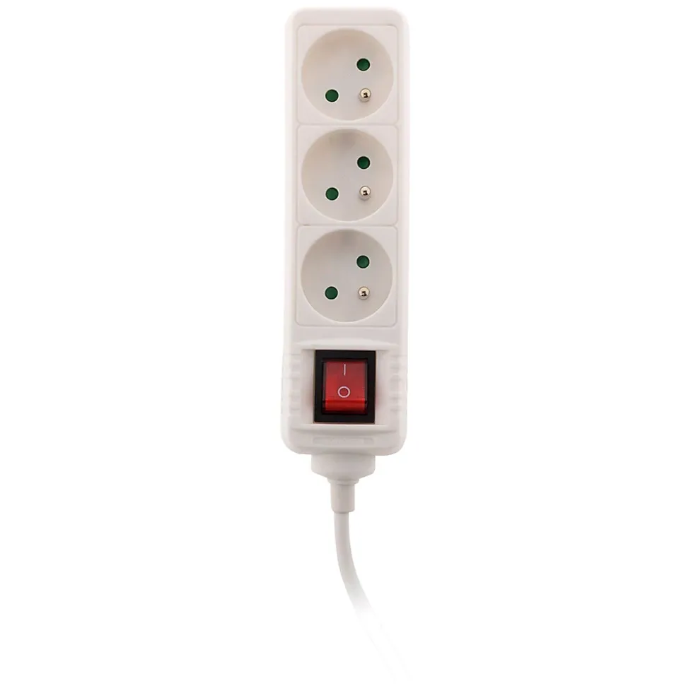 Multiprise 3x16A 2P+T + interrupteur Zenitech