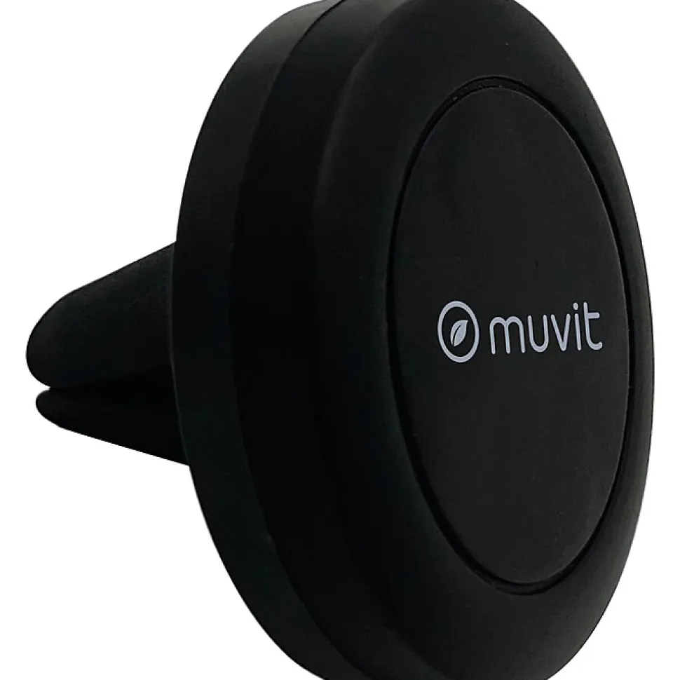 Muvit Support Voiture Universel Grip Rotatif Extensible à 80mm Noir