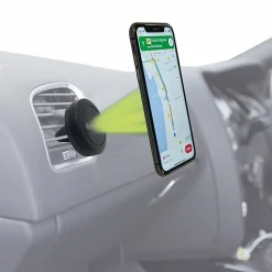 Muvit Support Voiture Universel Grip Rotatif Extensible à 80mm Noir