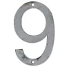 N° de maison - marquage 9 - en acier - couleur gris - à visser - hauteur 12 cm - Chapuis CPA9