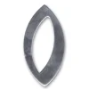 N° de maison - marquage 4 - en acier inoxydable - couleur gris - à visser - hauteur 10 cm - Chapuis HS004