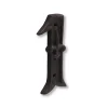N° de maison - marquage 1 - en fonte - couleur marron - à visser - hauteur 12 cm - Chapuis CFR1