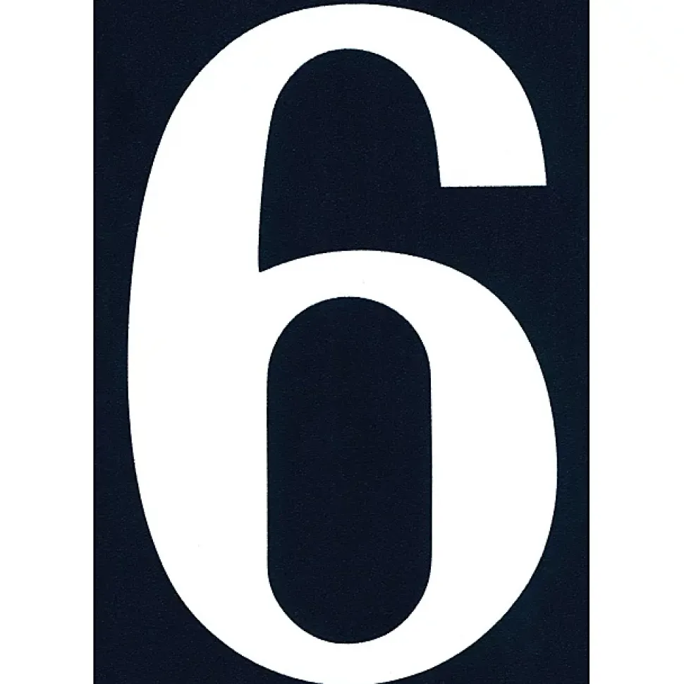 N° de maison - marquage 1 - en PVC - couleur bleu et blanc - autocollant - hauteur 11 cm - Chapuis NA01