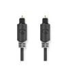 Nedis - Cable audio optique TosLink male - 5 metres - Gaine PVC ronde