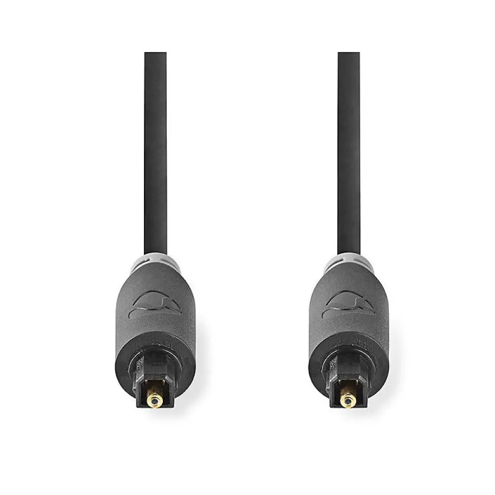 Nedis - Cable audio optique TosLink male - 5 metres - Gaine PVC ronde