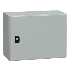 Nsys3d3420p Coffret Métallique étanche Ip66 - 300x400x200 - Plaque Fournie - Spacial S3d - Schneider Electric
