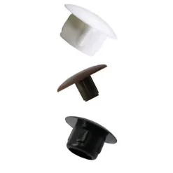8 obturateurs / cache-trous Plastique Blanc ø12 mm