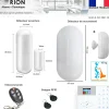 Pack alarme ORION sans fil connectée IP + GSM 4G avec sirène à piles - pour maison 3 à 5 piéces.