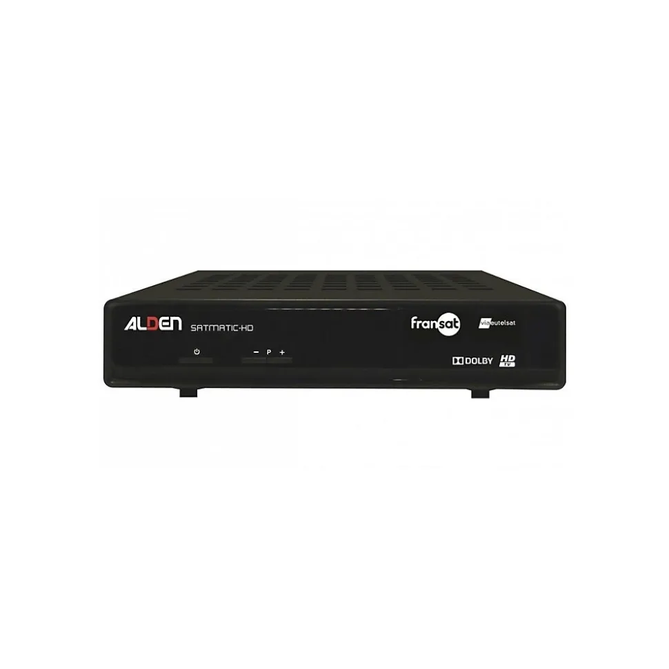 Pack AS2 Parabole Satellite Automatique 60cm + Récepteur satellite SATMATIC HD FRANSAT ALDEN