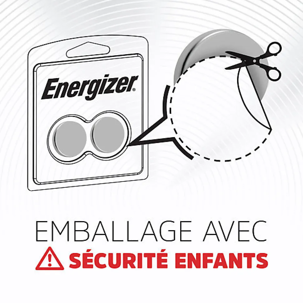 Pack de 2 - Energizer Pile Alcaline LR54, pack de 2 Piles