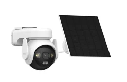 Pack de 2 kits caméra 3K rotative AOV – énergie solaire + 2 cartes SD Imou