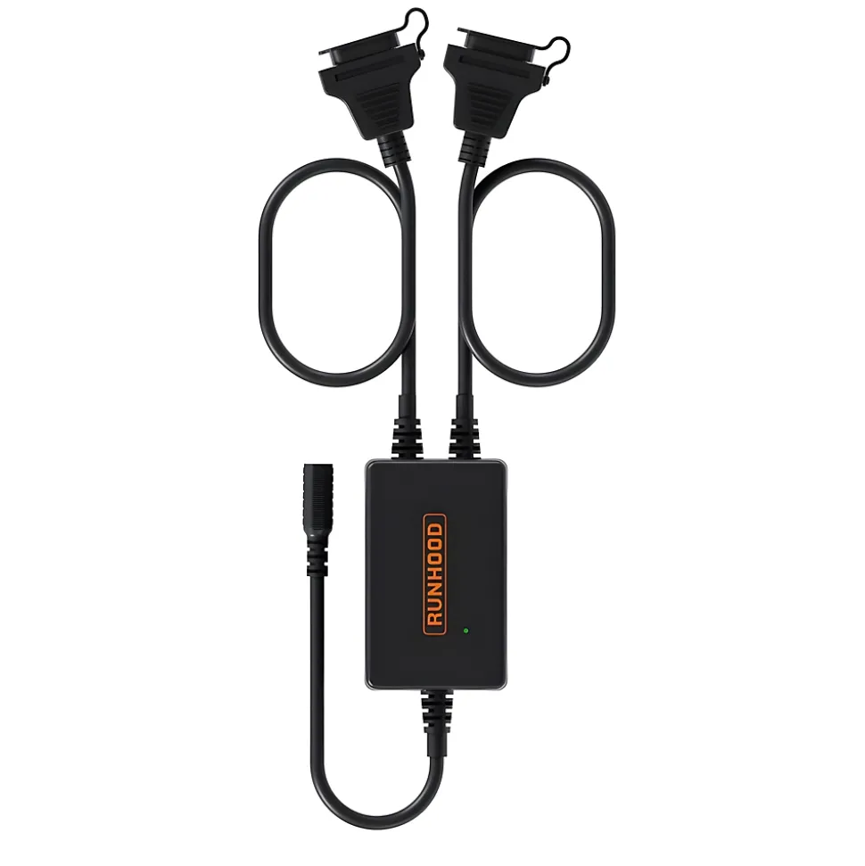 Pack Desk Nomade RUNHOOD - Station HE600 + 648 Wh + 200 W Solaire - Bureau Mobile Plug et Play