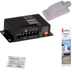 Pack Kit de pose solaire avec Régulateur de Charge MPPT 160W 10A Meilleur rendement ANTARION