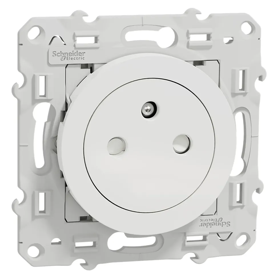 Pack Odace Schneider Electric blanc 60 pièces