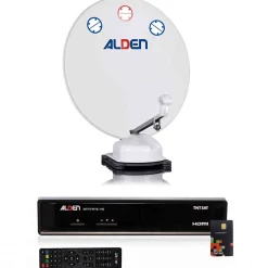 Pack Orbiter Parabole Automatique 85cm + Récepteur satellite SATMATIC HD TNTSAT ALDEN
