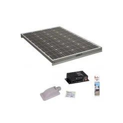Pack Panneau Solaire Monocristallin 140W + Kit de Pose Solaire avec Régulateur ANTARION