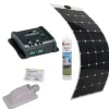 Pack Panneau Solaire Souple 135W Camping car Van Life + régulateur solaire SC10 ANTARION